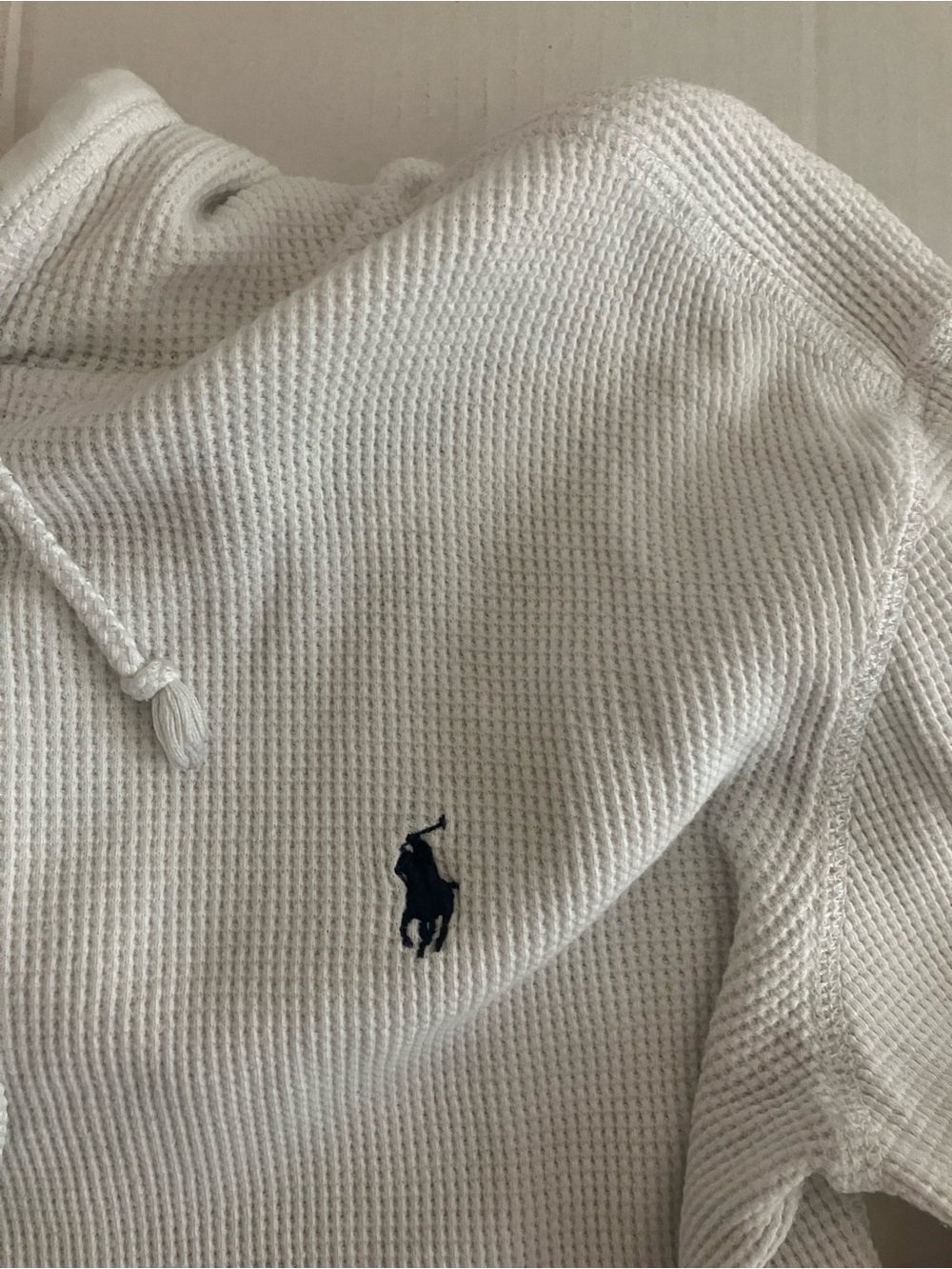 Ralph Lauren White Hoodie
